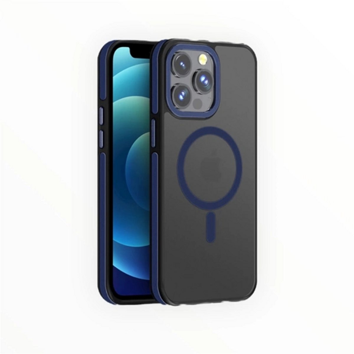Matt Protect Case (MagSafe Compatible) for Galaxy S25 Edge Dark Blue