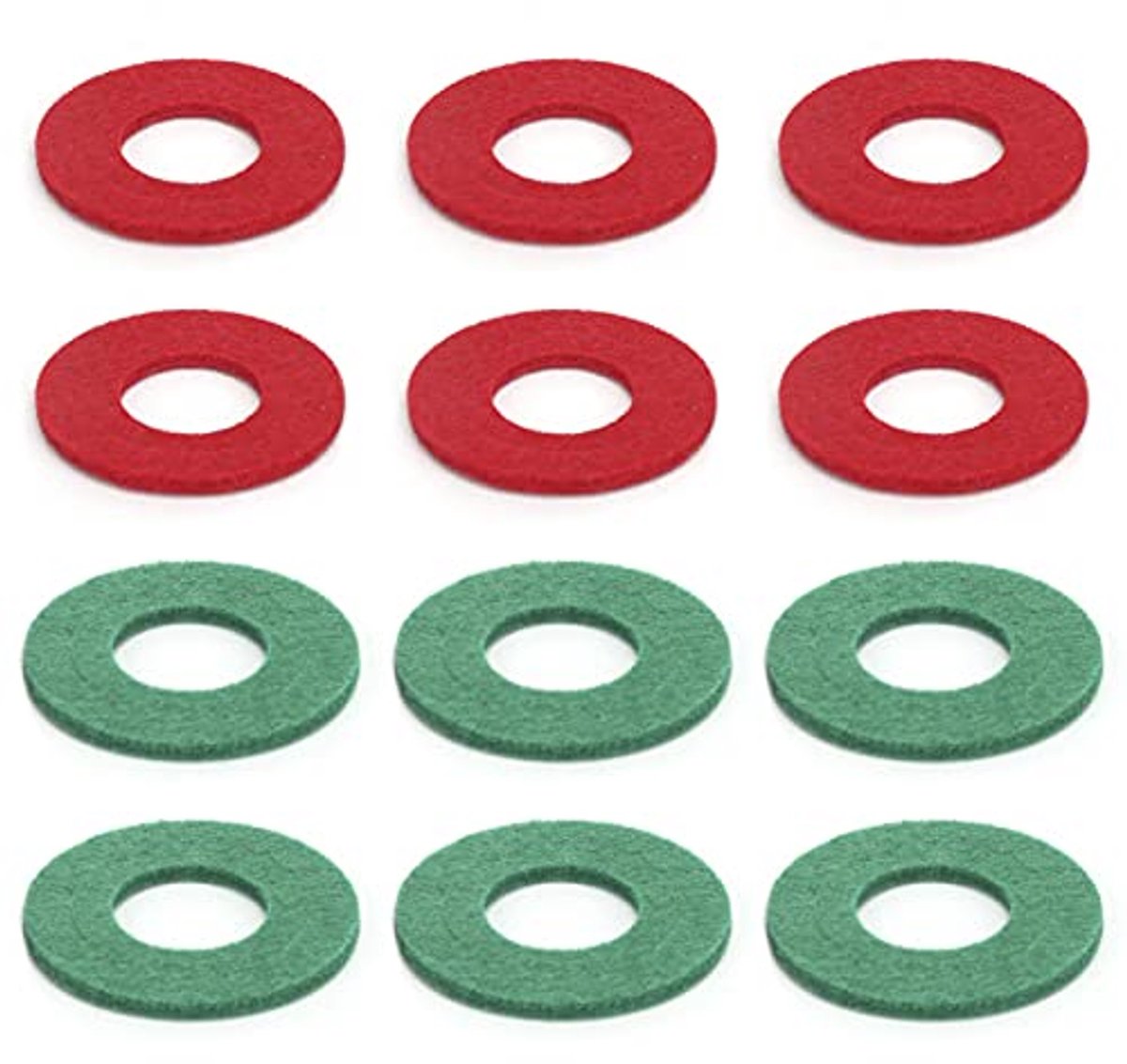 12 Pcs Battery Terminal Washing Machine, Battery Terminal Protector, Green Battery Terminal Washing Machine, Protector, Cable Protection Mat - Red And Green