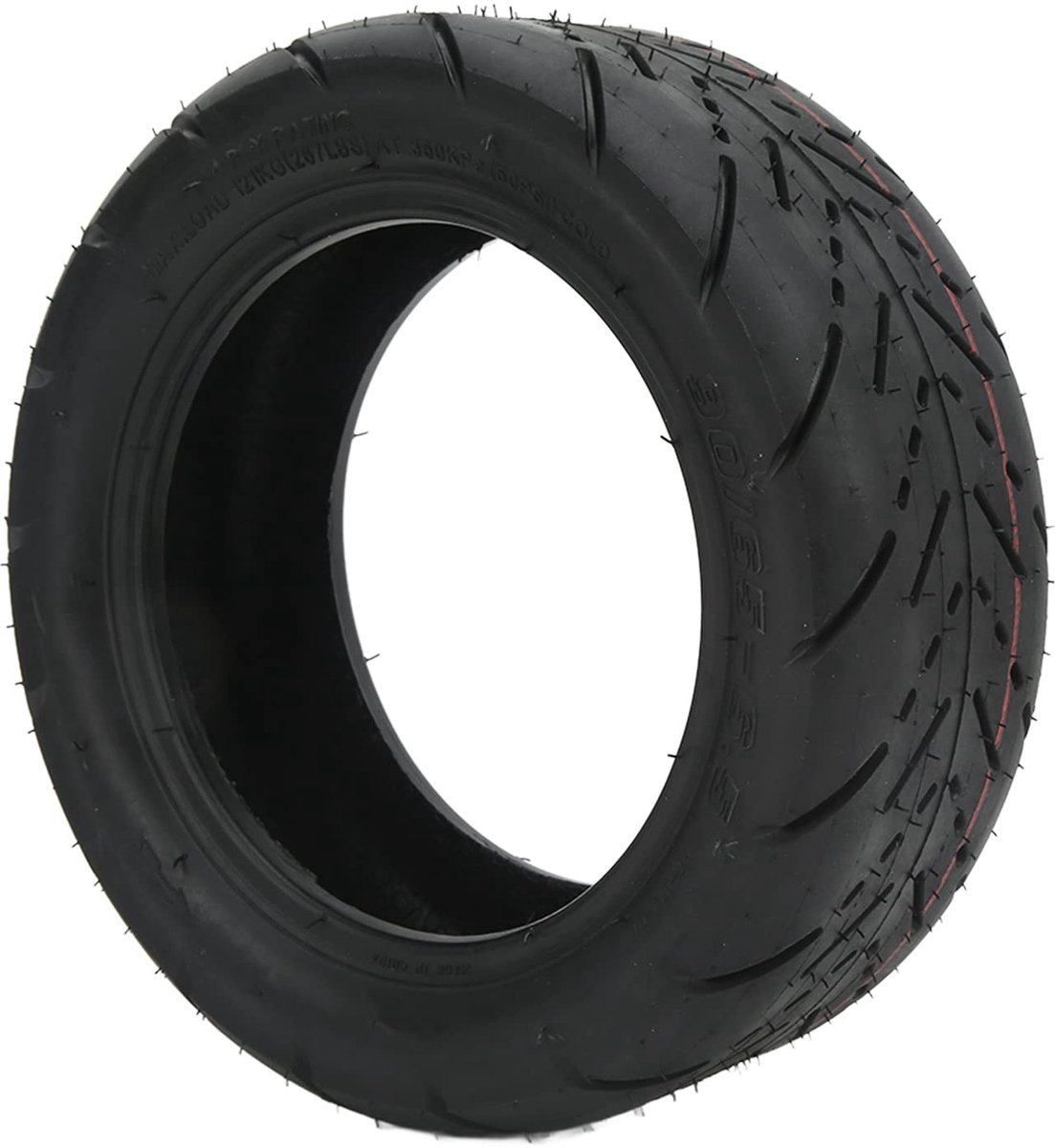 6,5 inch elektrische scooterband, slagvast rubberen elektrische scooterwiel met oneffen textuurontwerp 90/65-6,5 (HT-014-01) DIY-accessoire voor