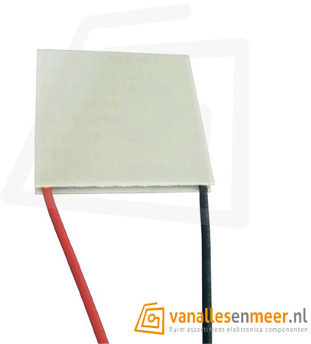 Peltier koelelement TEC1 12710 40x40x3.8mm 15.4V 10A