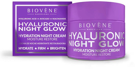 Nachtcrème Biovène Hyaluronic Night Glow 50 ml