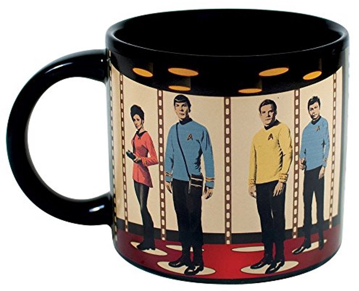 Transporter Koffiemok 350 ml met Thermisch Effect - Perfect Cadeau voor Fans van Sci-Fi