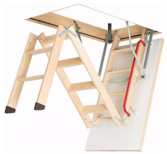Trapleuning Inklapbare Inklapbare trap met metalen leuning 60 x 111 x 280 | bol