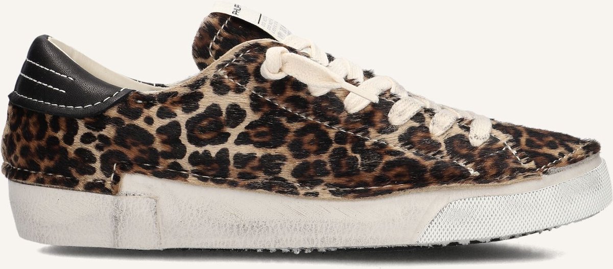 Philippe Model Prsx Low Woman Sneakers - Ponyhair - Dames - Bruin - Maat 37