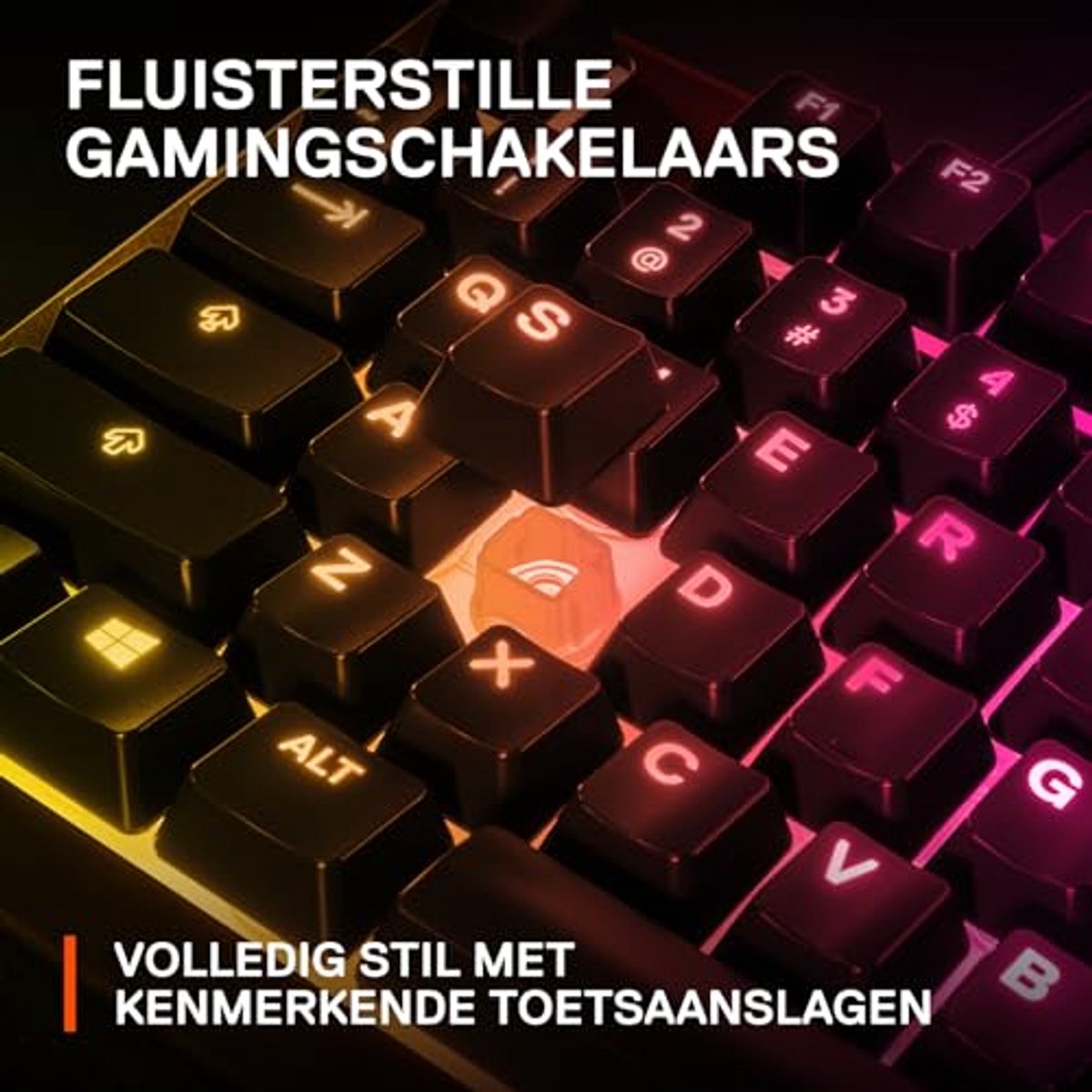 Compacte TKL RGB Gaming Toetsenbord voor E-Sports met 8-Zone Verlichting