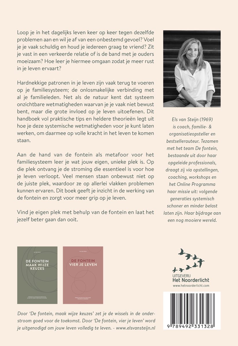 Omslag van De fontein, vind je plek