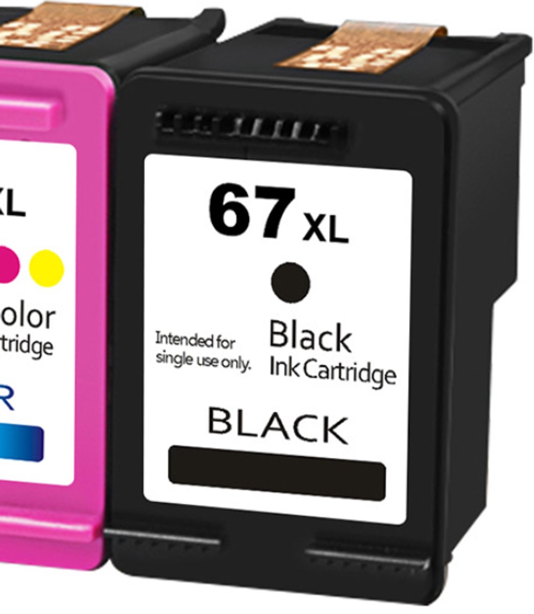 Image of 67XL Zwart voor HP HP67 Inktcartridge (Grote Capaciteit) Geschikt voor HP Envy 6052, Envy Pro 6452, 6455