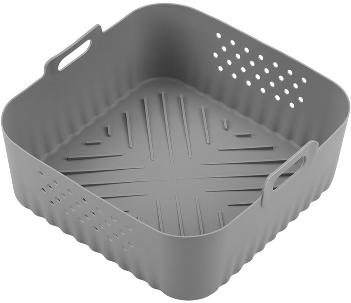 2 stuks Geschikt voor NINJA AF140 AF141AF180 AF181 HD9270 Airfryer siliconen bakplaat airfryer accessoires- grijs
