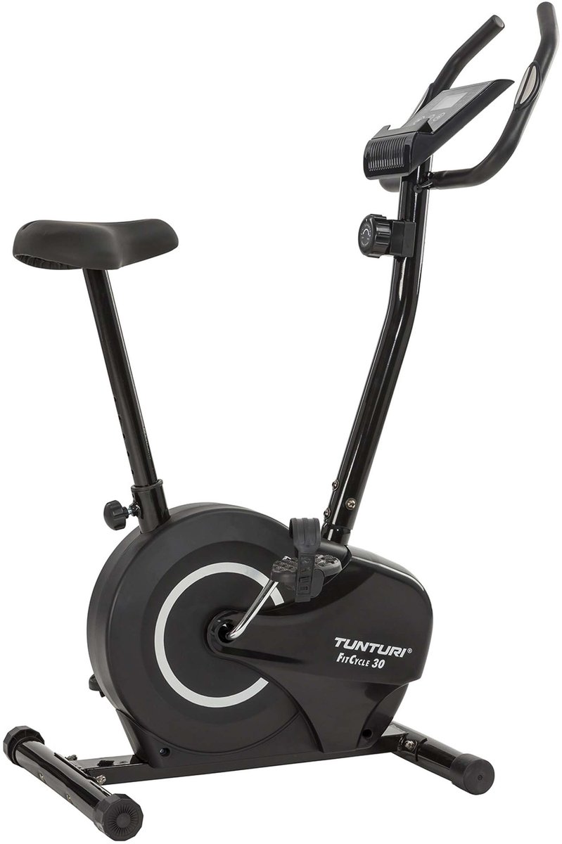 Bol.com Tunturi Exercise Bike Fitcycle 30 - Fitness Fiets Met 8 Weerstandsniveau's - Verstelbaar - Ergonomisch - Incl. Tablethouder aanbieding