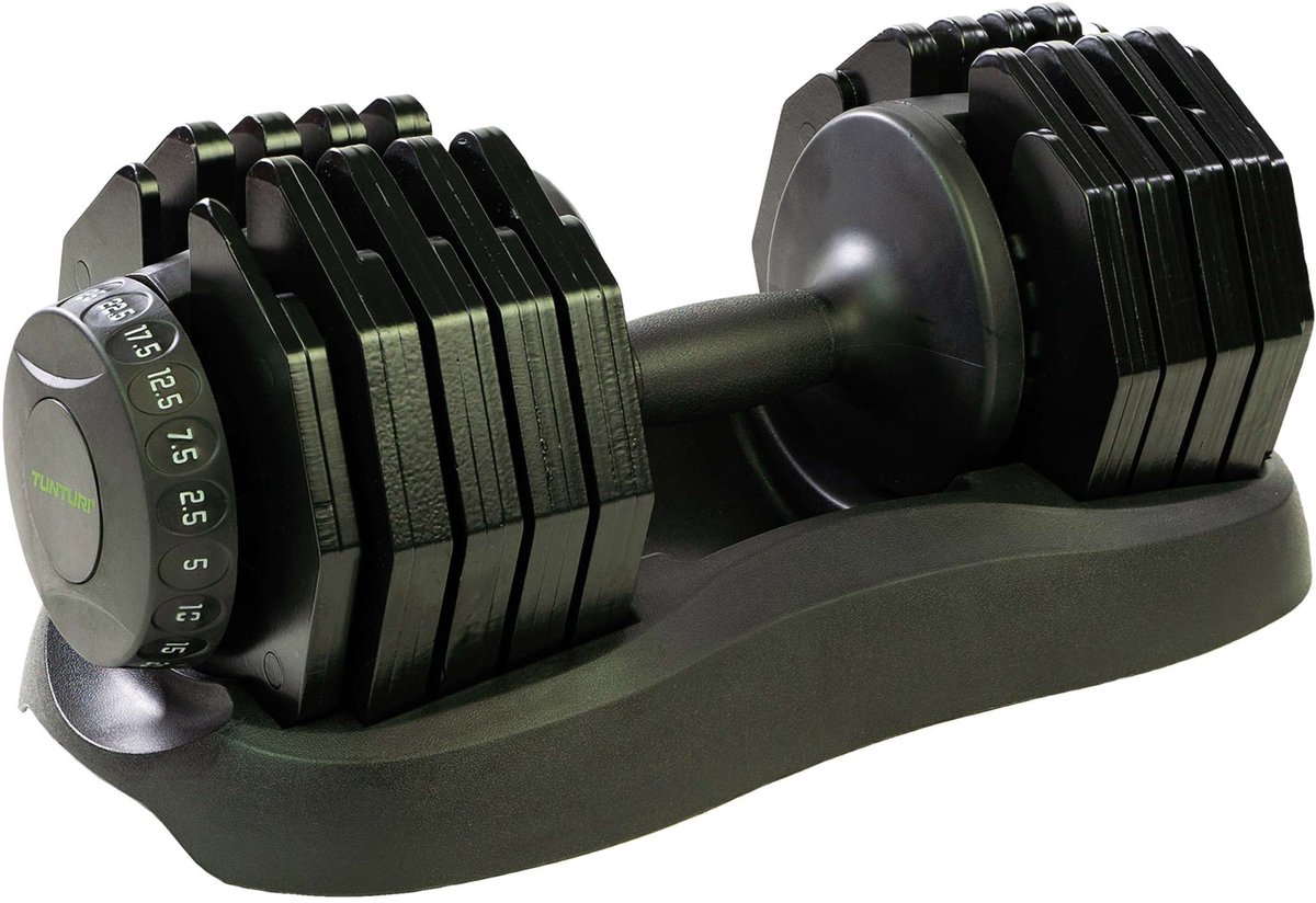 Tunturi Verstelbare dumbbell set - Selector Dumbbell - 2,5kg tot 25kg