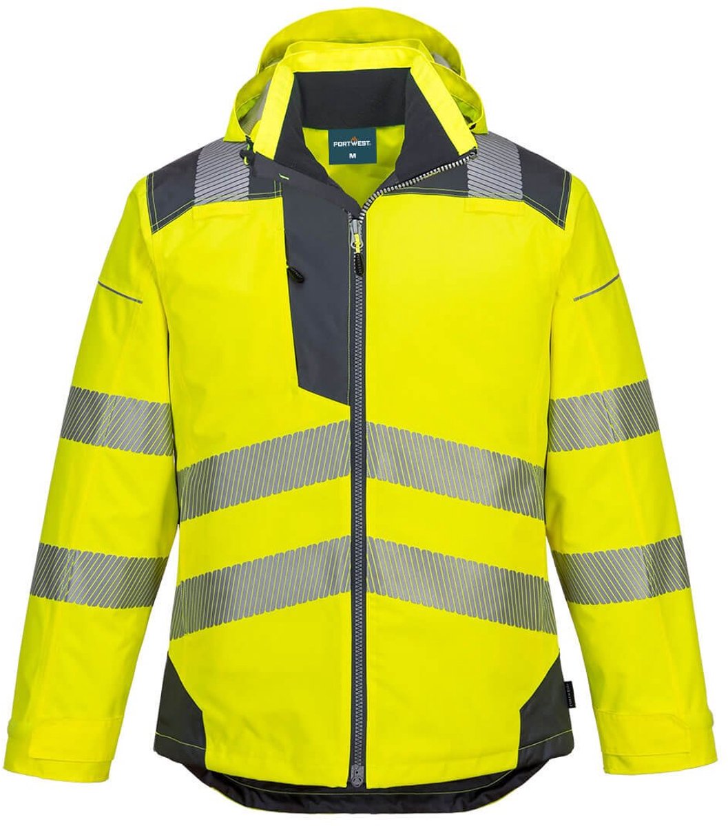 Portwest PW3 Hi-Vis Winterjack T400 Grijs