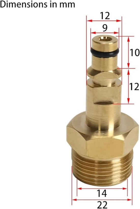 Pistool schuimapparaat voor de Kärcher HD HDS M22-reiniger