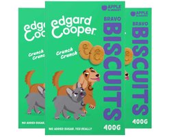 3x Edgard & Cooper Adult Biscuit Appel & Blueberry 400 gr