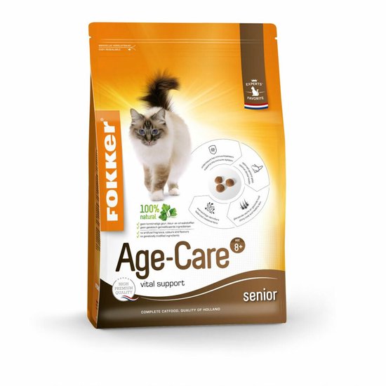 Fokker kat age-care kattenvoer 2,5 kg