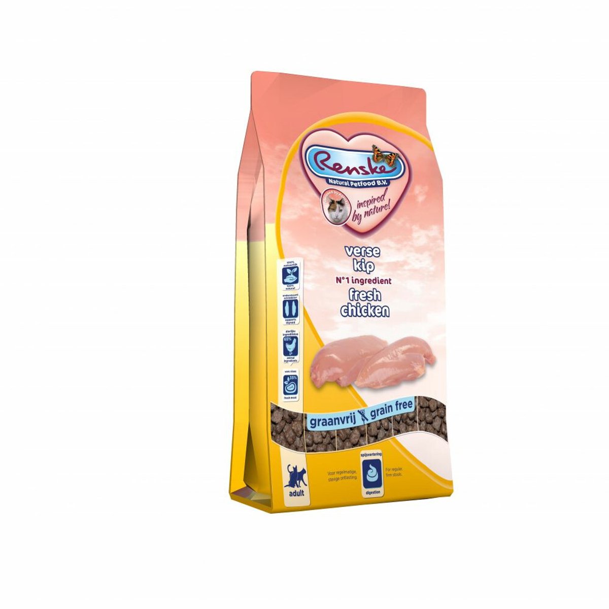 Renske Super Premium Adult vers bereide kip kattenvoer 6 kg