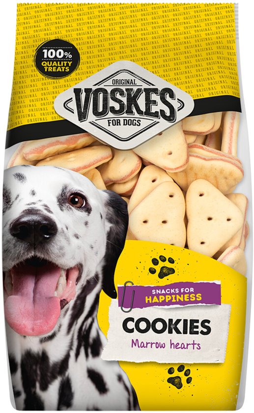 Voskes Merg Hartjes - 12 x 400 gr - Voordeelverpakking
