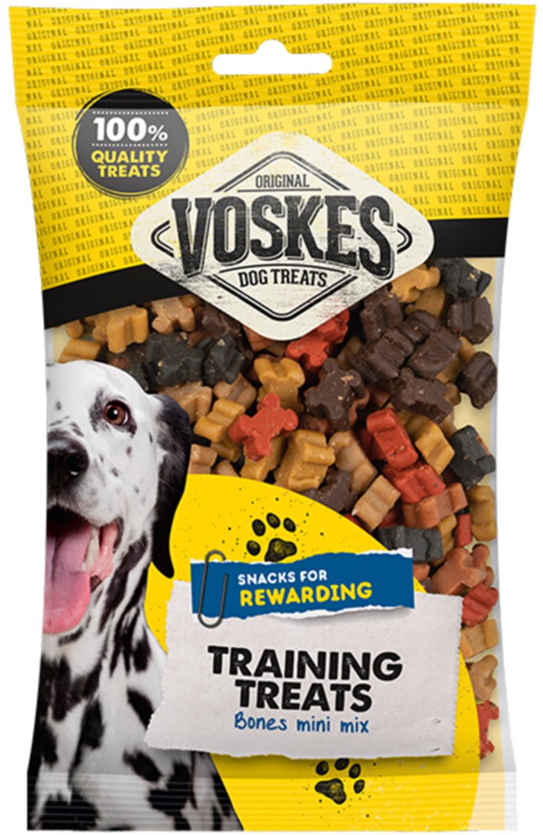 Voskes Hondensnacks Training Mini Mix - 14 x 200 gr - Voordeelverpakking