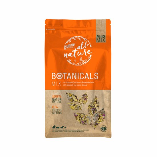 Bunny Botanicals Mid Mix Madeliefjes & Rode Klaverbloesem 120gr