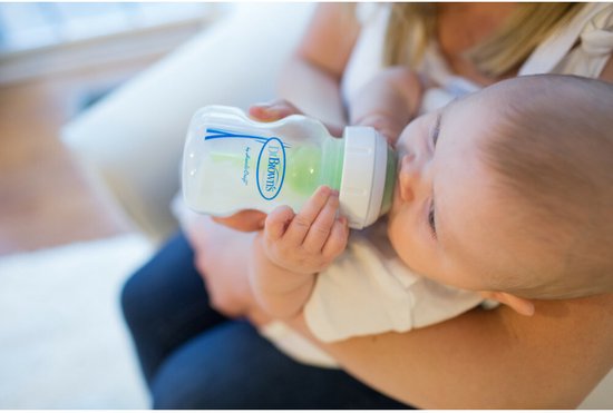 Dr. Brown's Options+ Anti-Colic Babyfles - Brede halsfles - 150ml van Dr. Brown's — afbeelding 5