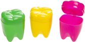 Lg-imports Tandendoosje 4 X 2,5 X 2,5 Cm Roze