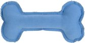 Dogs Collection Piepspeelgoed Hondenbot Polyester 18 Cm Blauw