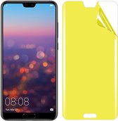 Voor Huawei P20 Lite Soft TPU Volledige dekking Front Screen Protector