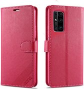 Voor Huawei Honor 30/30 Pro AZNS Sheepskin Texture Horizontale Flip Leather Case met houder & kaartsleuven & portemonnee (rood)