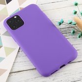 Voor iPhone 11 Pro Candy Color TPU Case (paars)