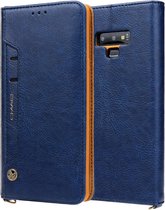 Voor Galaxy Note9 CMai2 Kaka-serie Litchi Texture horizontale flip lederen tas met houder en kaartsleuven (blauw)