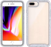 Voor iPhone 8 Plus / 7 Plus Shockproof Starry Sky PC + TPU beschermhoes (wit)