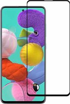 Voor Galaxy A51 9H Oppervlaktehardheid 2.5D Volledige lijm Volledig scherm Gehard glasfilm