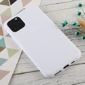 Voor iPhone 11 Pro Candy Color TPU Case (wit)