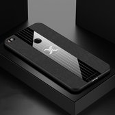 Voor Xiaomi Mi Max 2 XINLI stiksels textuur schokbestendige TPU beschermhoes (zwart)
