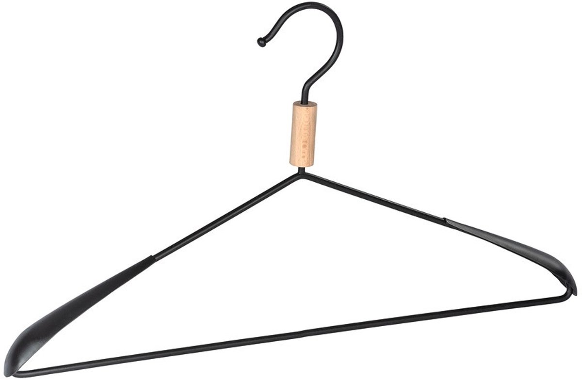 Wenko Kledinghanger Clara 42 X 25 Cm Rvs Zwart