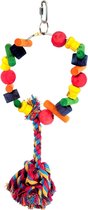 Happy pet speelgoed papegaai cartwheel assorti - 28x15x8 cm - 1 stuks