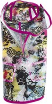 Croci regenjas jaguar print roze naad - 30 cm - 1 stuks