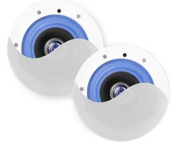 Inbouw speaker (set van 2) - Power Dynamics ESCS6 plafond speaker low profile - 60W - 6.5 inch