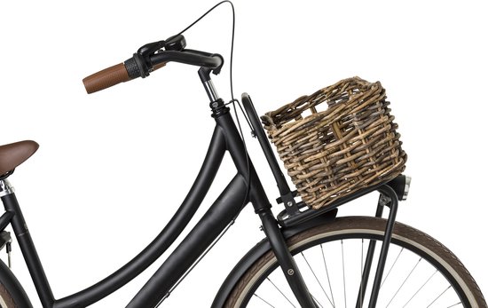 Fastrider Zeno Rotan Fietsmand - Bruin - 8L - Handgemaakt van FastRider — afbeelding 5