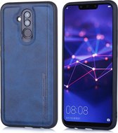 Voor Huawei Mate 20 Lite Diaobaolee schokbestendig PU + TPU beschermhoes (blauw)