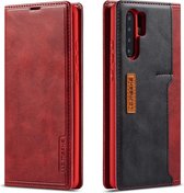 Voor Huawei P30 Pro LC.IMEEKE LC-001-serie PU + TPU kleuraanpassing berijpte horizontale flip lederen tas met houder en kaartsleuf (rood)