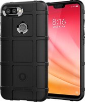 Volledige dekking schokbestendige TPU-hoes voor Xiaomi Mi 8 Lite (zwart)
