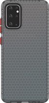 Voor Galaxy S20 Honeycomb Shockproof TPU Case (zwart)