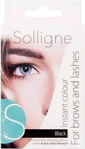 Solligne Instant Colour - Black - 6 ml - Wenkbrauw- en wimperverf