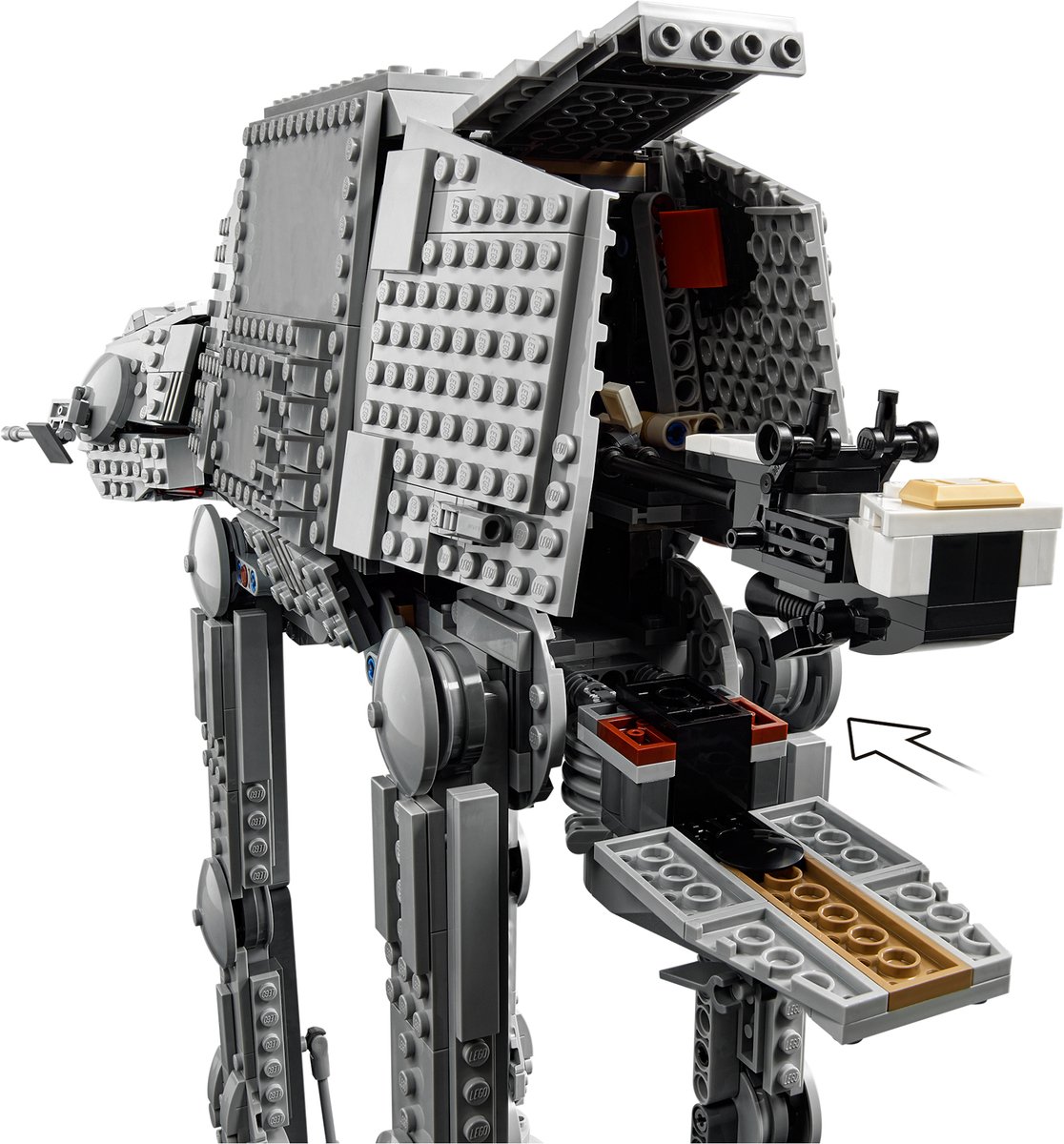 LEGO® Star Wars™ AT-AT™ 75288 bouwset, leuke speelset voor kinderen die spannende missies uit het Star Wars universum en scènes uit de klassieke Star Wars trilogie willen naspelen (1267 onderdelen) — afbeelding 15