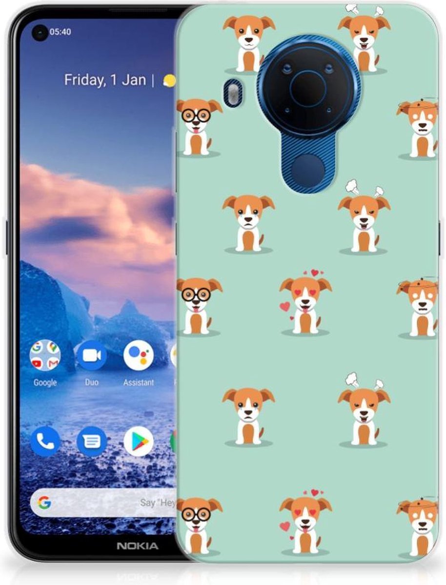 Nokia 5.4 TPU Hoesje Pups