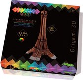 Creagami ART: EIFFELTOREN Origami 3D H35cm, 1400-delig, doos 21x21x3cm. Made in Italy, 8+