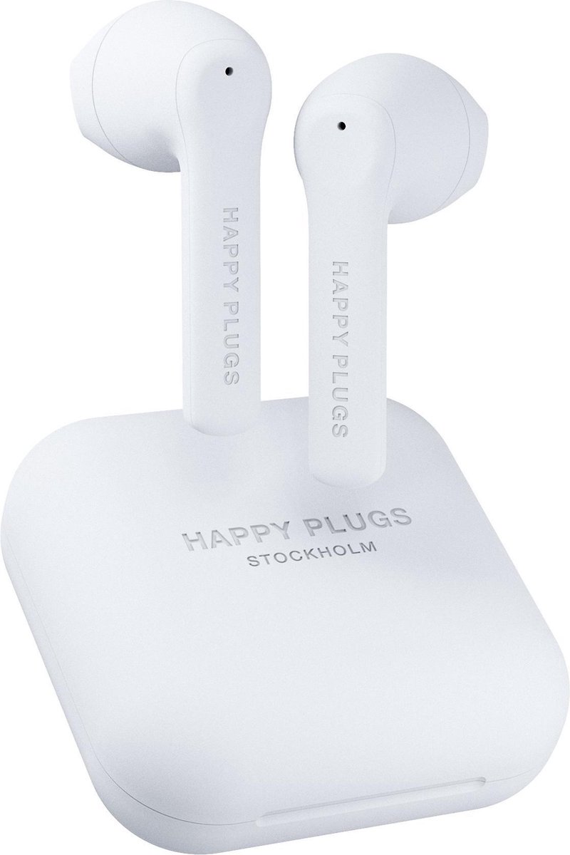 Happy Plugs Air 1 Go Draadloze Bluetooth Oordopjes Wit