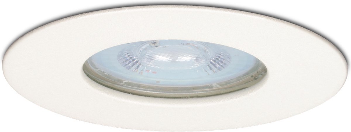 Lot De 5 Spots LED Encastrables GU10 - Dimmable, Blanc Neutre, Alu Brossé