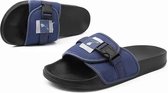 Stel mode comfortabele en zachte slippers (kleur: donkerblauw maat: 38)