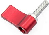 Aluminiumlegering Bevestigingsschroef Actiecamera Positionering Vergrendeling Handschroefaccessoires, Maat: M5x17mm (rood)
